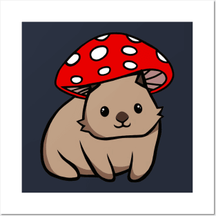 Wombat Mushie Posters and Art